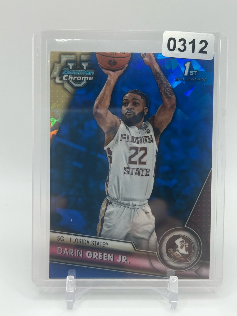 Darin Green Jr. Blue 🏀 1st Bowman Basketball Card